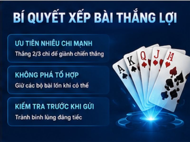 Xếp bài cân bằng giữa ba chi